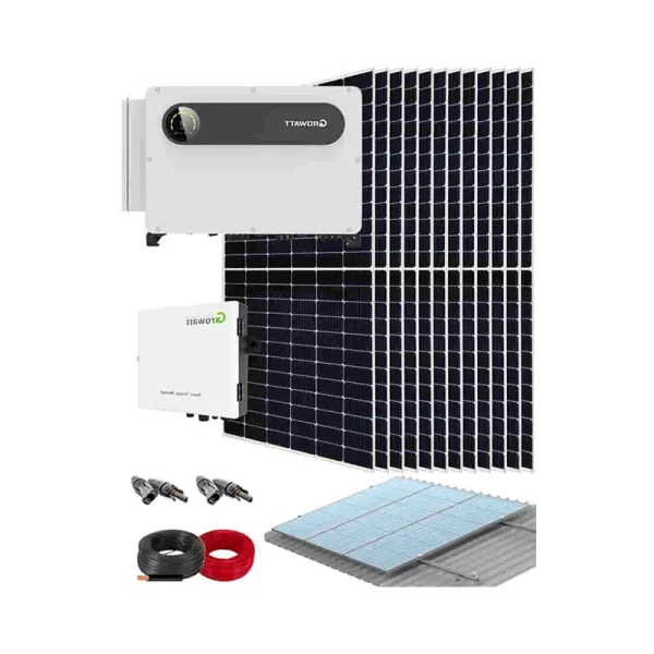 kit Solar industrial growatt 100kw 200000 kwhano