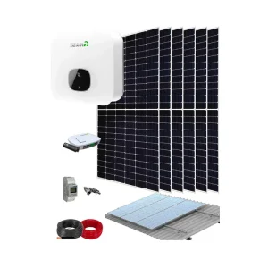 kit solar residencial growatt 2500w 12500whdia